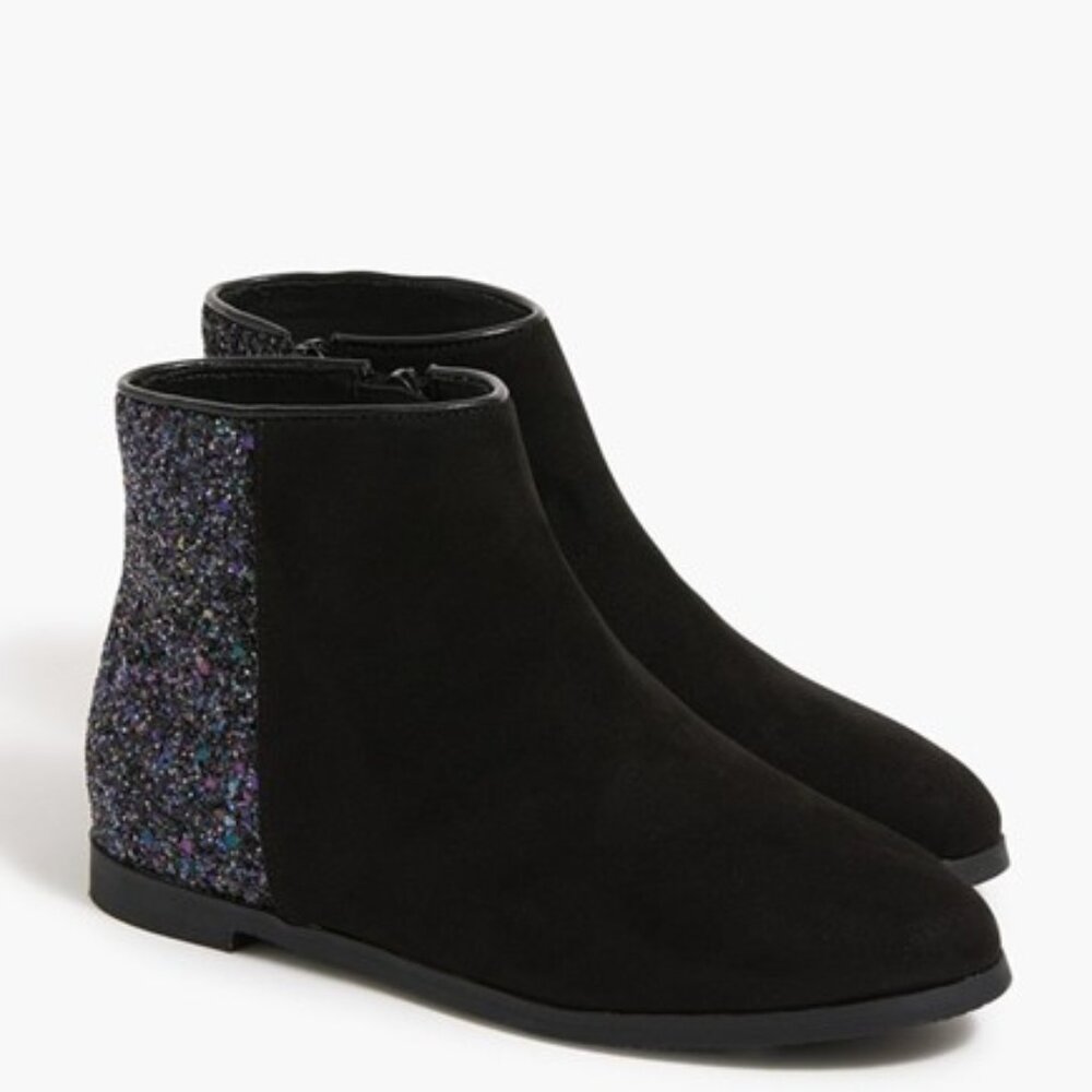 Girls Black Booties